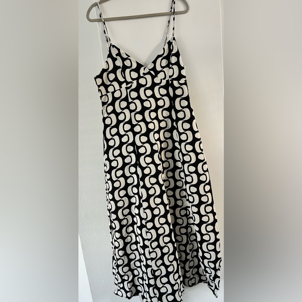Sincerely Jules Black and White A-Line Dress